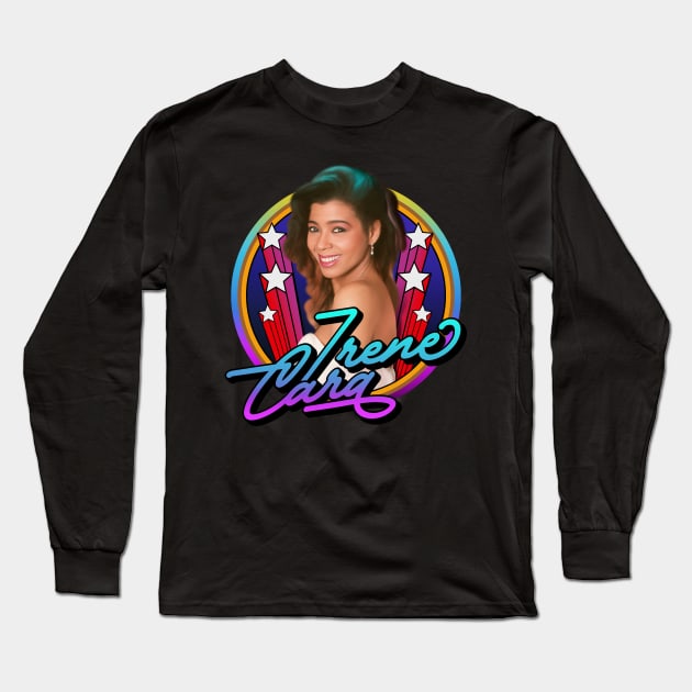 Irene Cara Long Sleeve T-Shirt by Trazzo